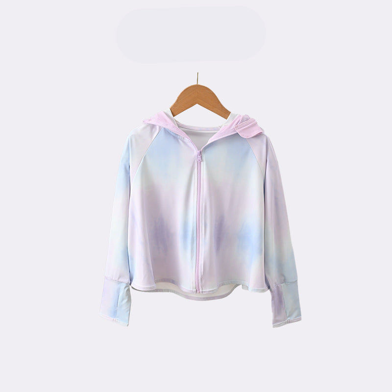 Ladies UV protection jacket with hood and soft material Mune Fashion