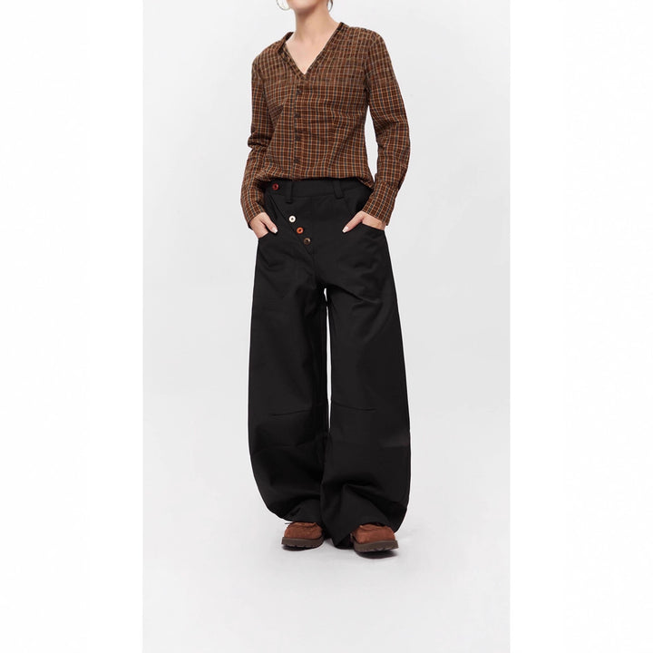 Ladies Fashion Wide Leg Pants Mune Fashion