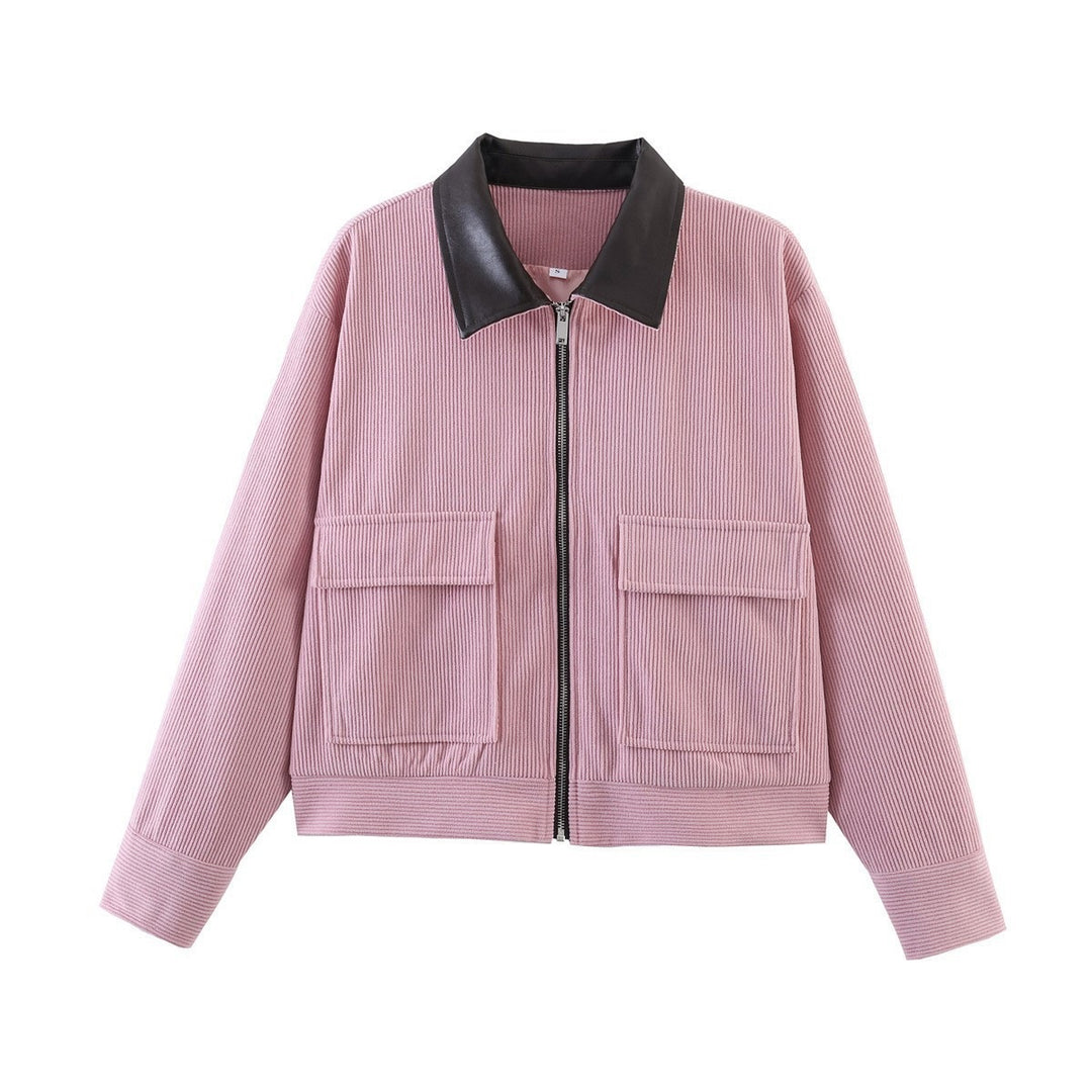Ladies' Fashion Jacket with Two Patch Pockets