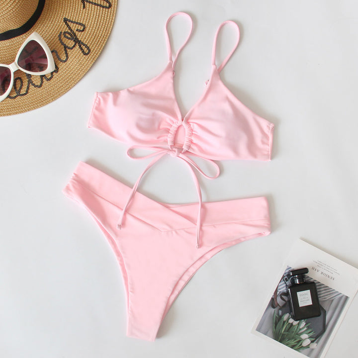 Women's Sportive Bikini Set with Adjustable Straps Mune Fashion