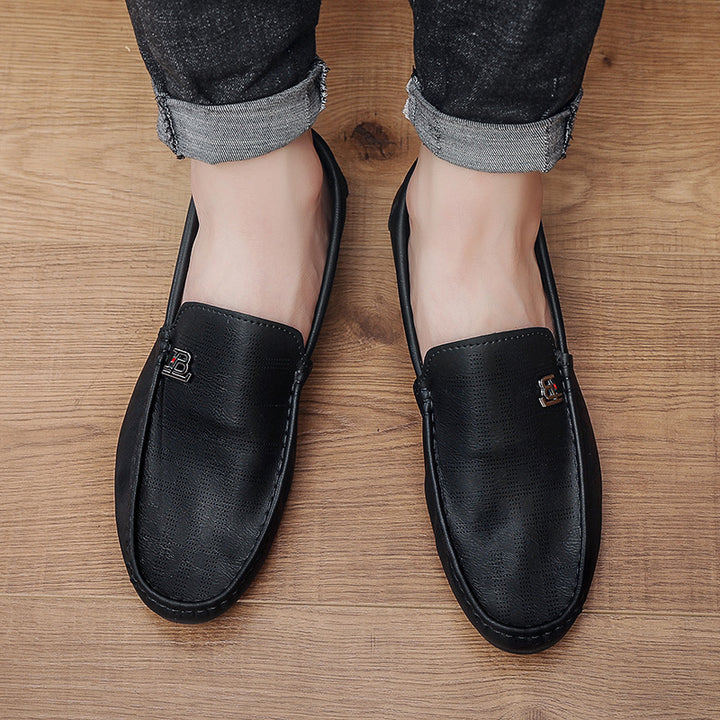 Men's Elegant Moccasins made of Soft Leather Mune Fashion