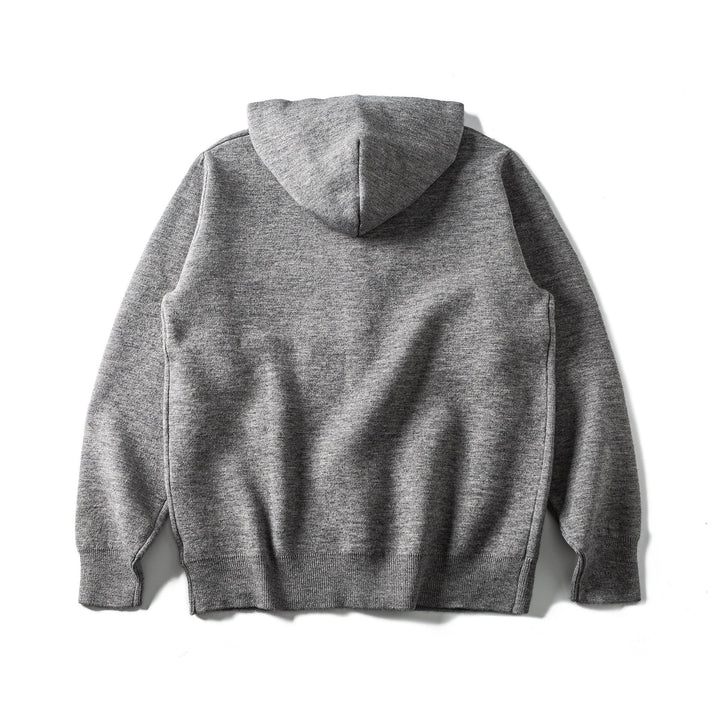 Unisex Light Hoodie Cardigan with Snap Fastener and Ribbed Cuffs Mune Fashion