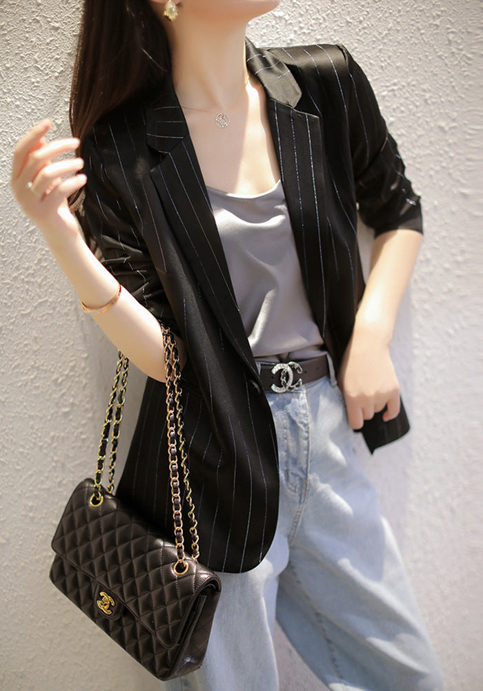 Women Elegant and Versatile Blazer Jacket Drune
