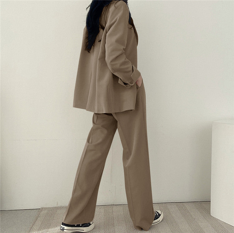 Women Oversized Blazer with Two Buttons Mune Fashion