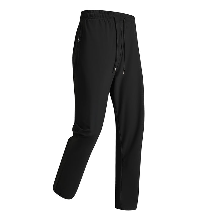 Men's sporty training pants with elastic waistband and zippered pockets Mune Fashion