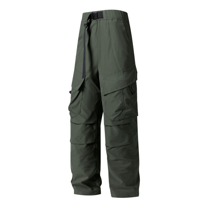 Men's Versatile Cargo Pants with Numerous Pockets