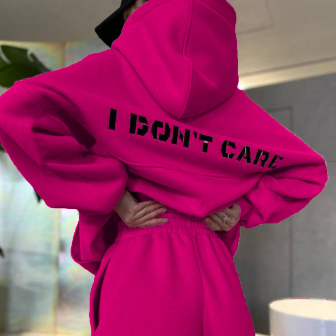 Unisex nan oversized hoodie and high-waisted jogger set Mune Fashion