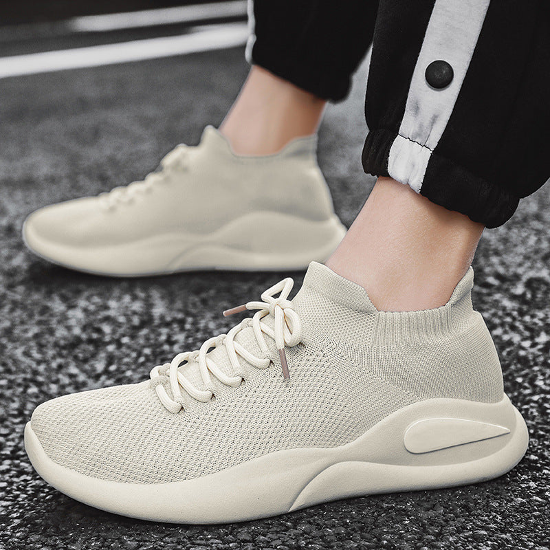 Men's knit sock sneaker with elastic shaft and cushioned EVA sole Mune Fashion