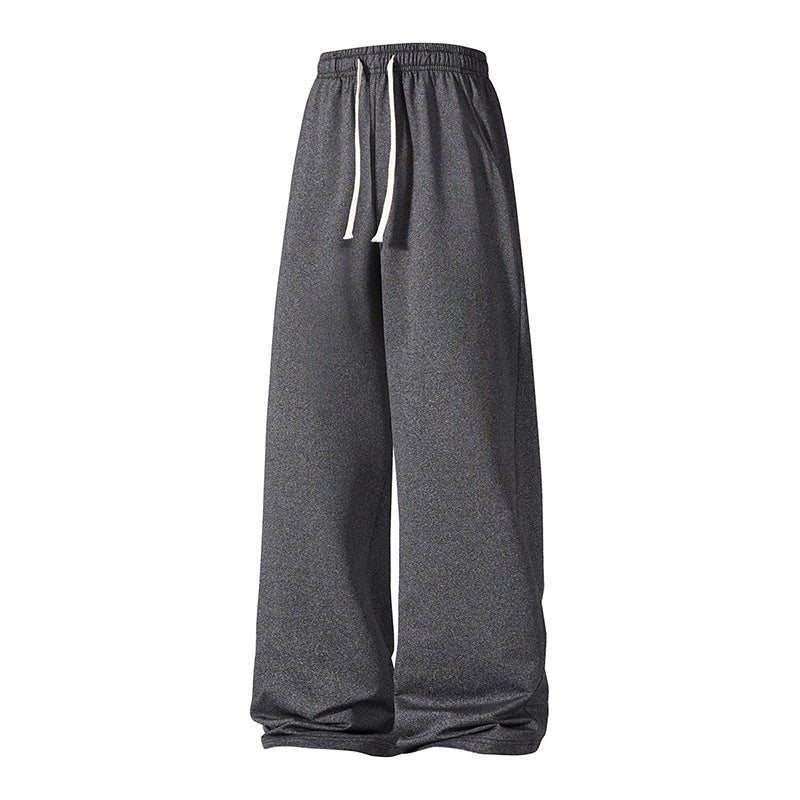 Women's ultra-wide Palazzo sweatpants with elastic comfort waistband and drawstring Mune Fashion
