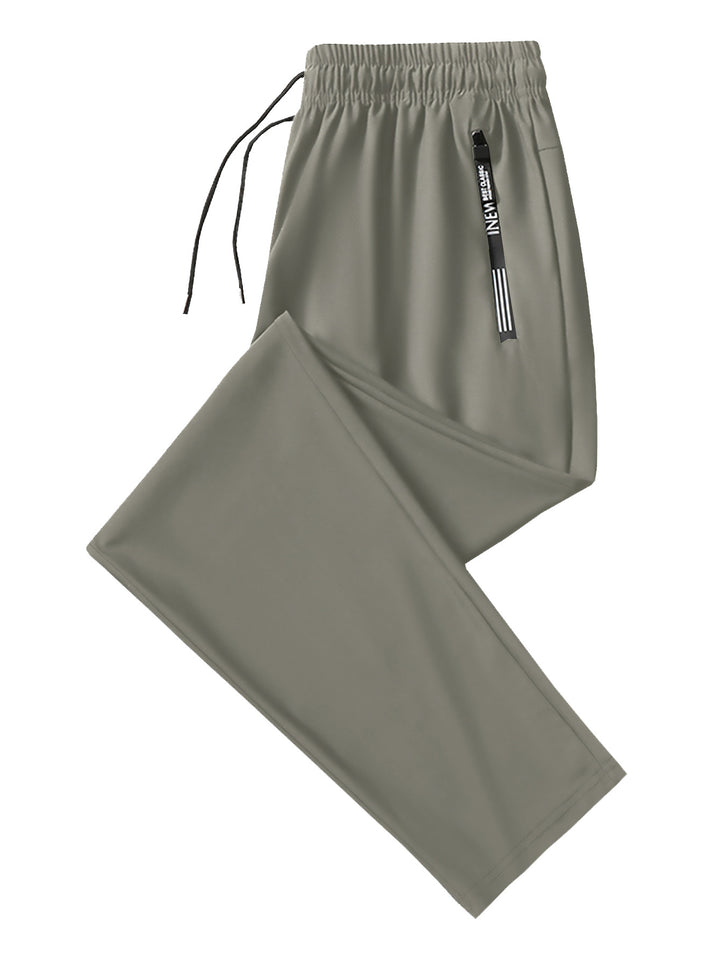 Men's sporty jogging pants with side zip pockets Mune Fashion