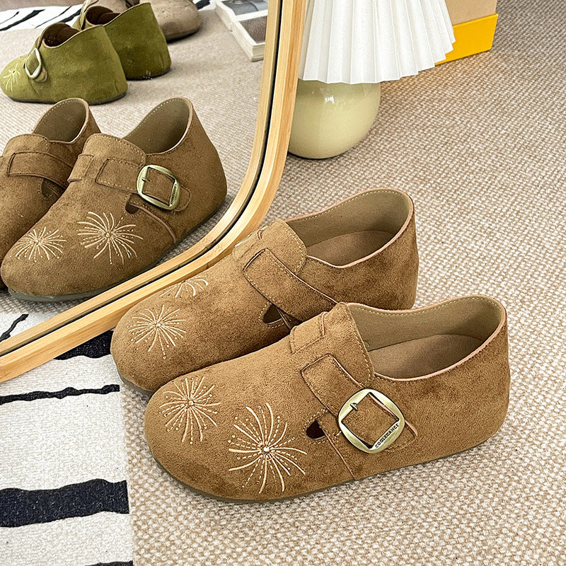 Women Elegant and Comfortable Clogs made from High-Quality Suede Mune Fashion