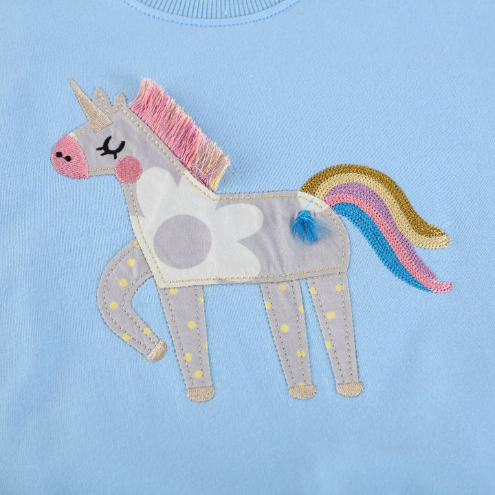 Girls sweatshirt with charming unicorn design Mune Fashion