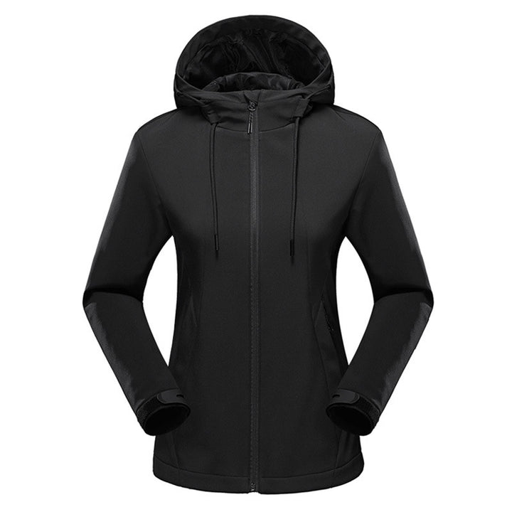 Women's tailored softshell jacket with hood and water-repellent membrane Mune Fashion