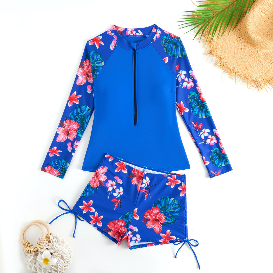 Ladies Sporty Long Sleeve Surf Wetsuit Mune Fashion
