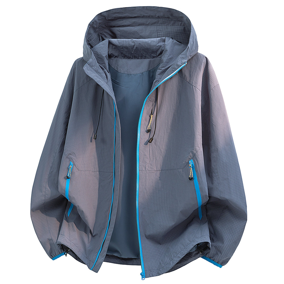 Women Water-Repellent Transition Jacket with Hood Mune Fashion