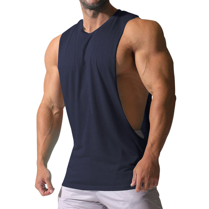 Men's muscle shirt with extra deep arm openings and breathable cotton blend Mune Fashion