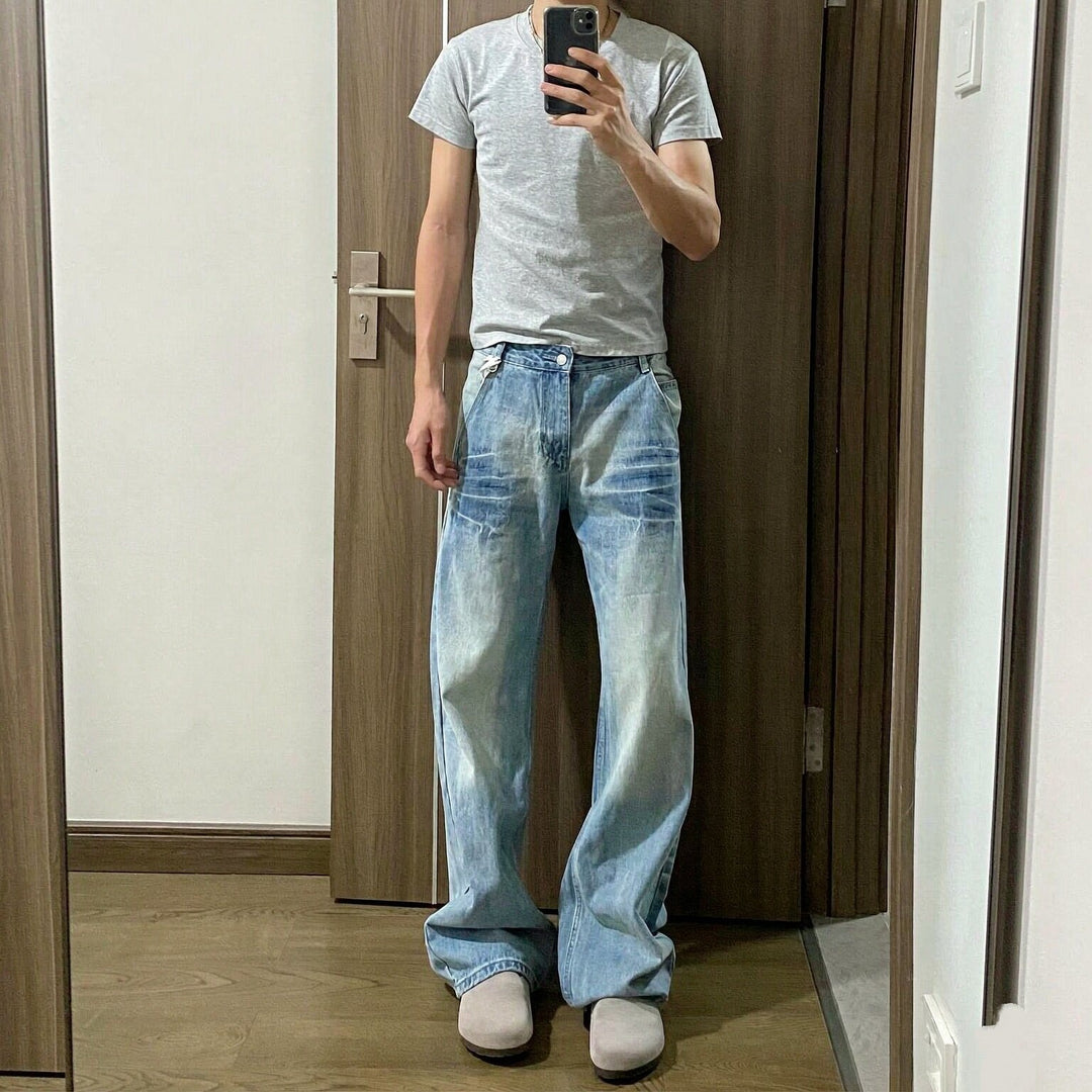 Men's Casual Loose-Fit Jeans Mune Fashion 1788342483