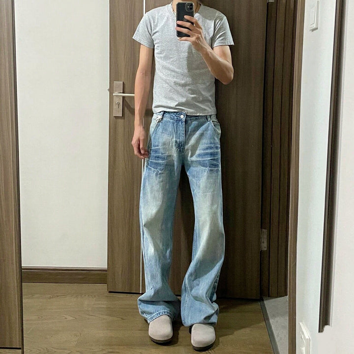 Men's Casual Loose-Fit Jeans Mune Fashion 1788342483