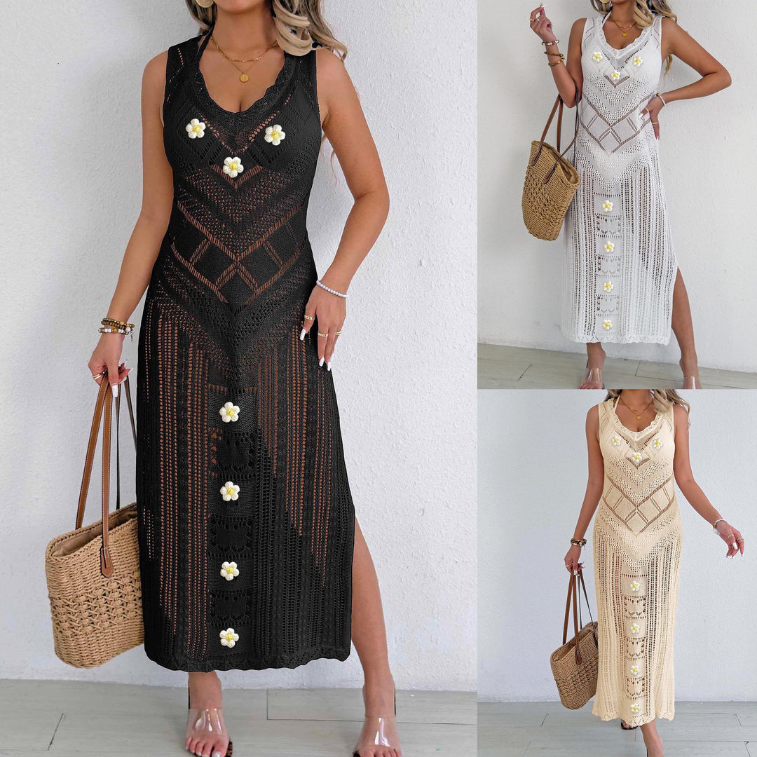 Women’s crochet dress with floral design Mune Fashion