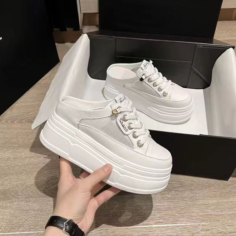 Women's platform sneaker with breathable mesh upper and trendy design Mune Fashion
