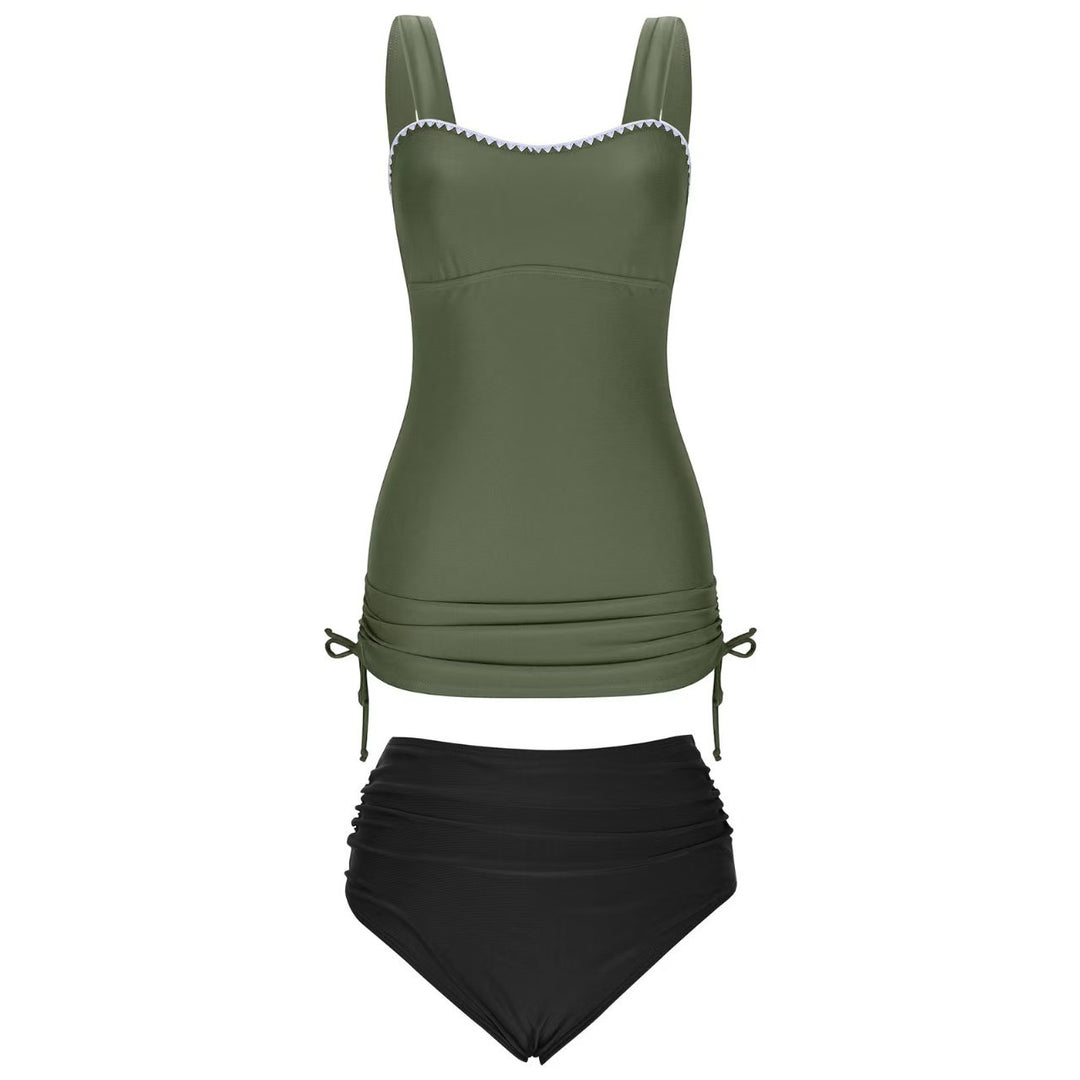 Women's Tankini Set with Adjustable Side Straps Mune Fashion
