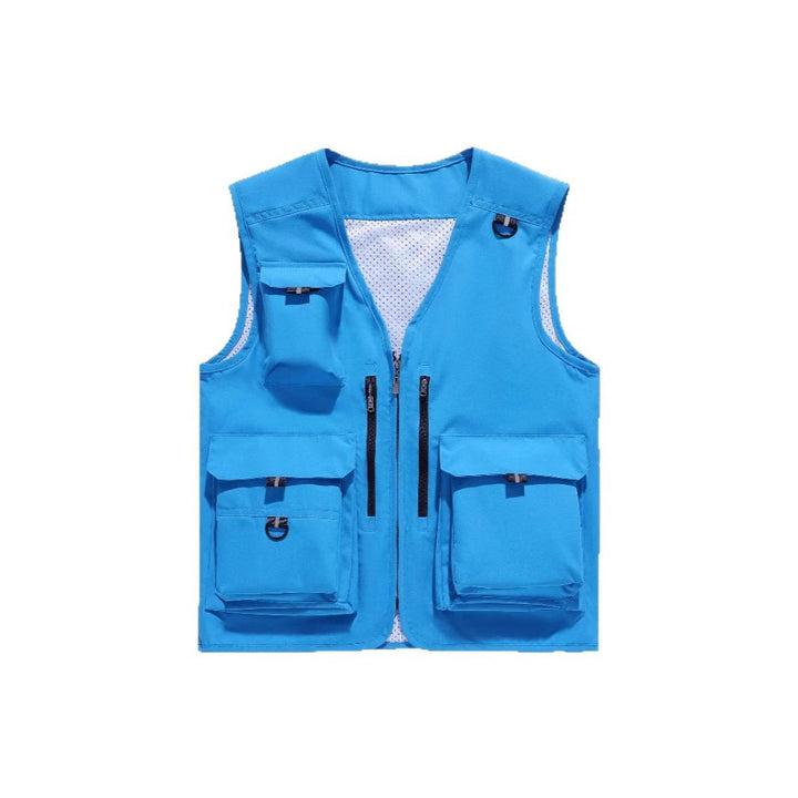 Men's multifunctional outdoor vest with numerous pockets Mune Fashion