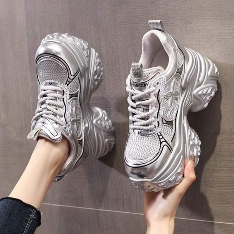 Women's Chunky Sneakers with voluminous profile and breathable structure Mune Fashion
