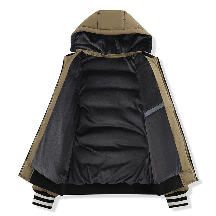Men's lightweight quilted jacket with high collar and practical pockets Mune Fashion