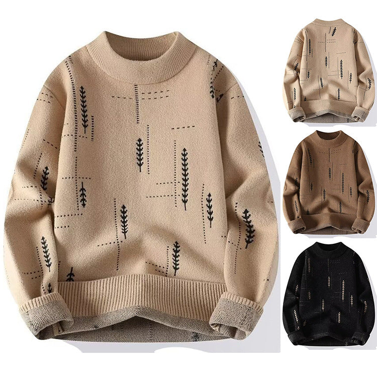 Ladies Fashionable Knit Sweater with Floral Application Mune Fashion