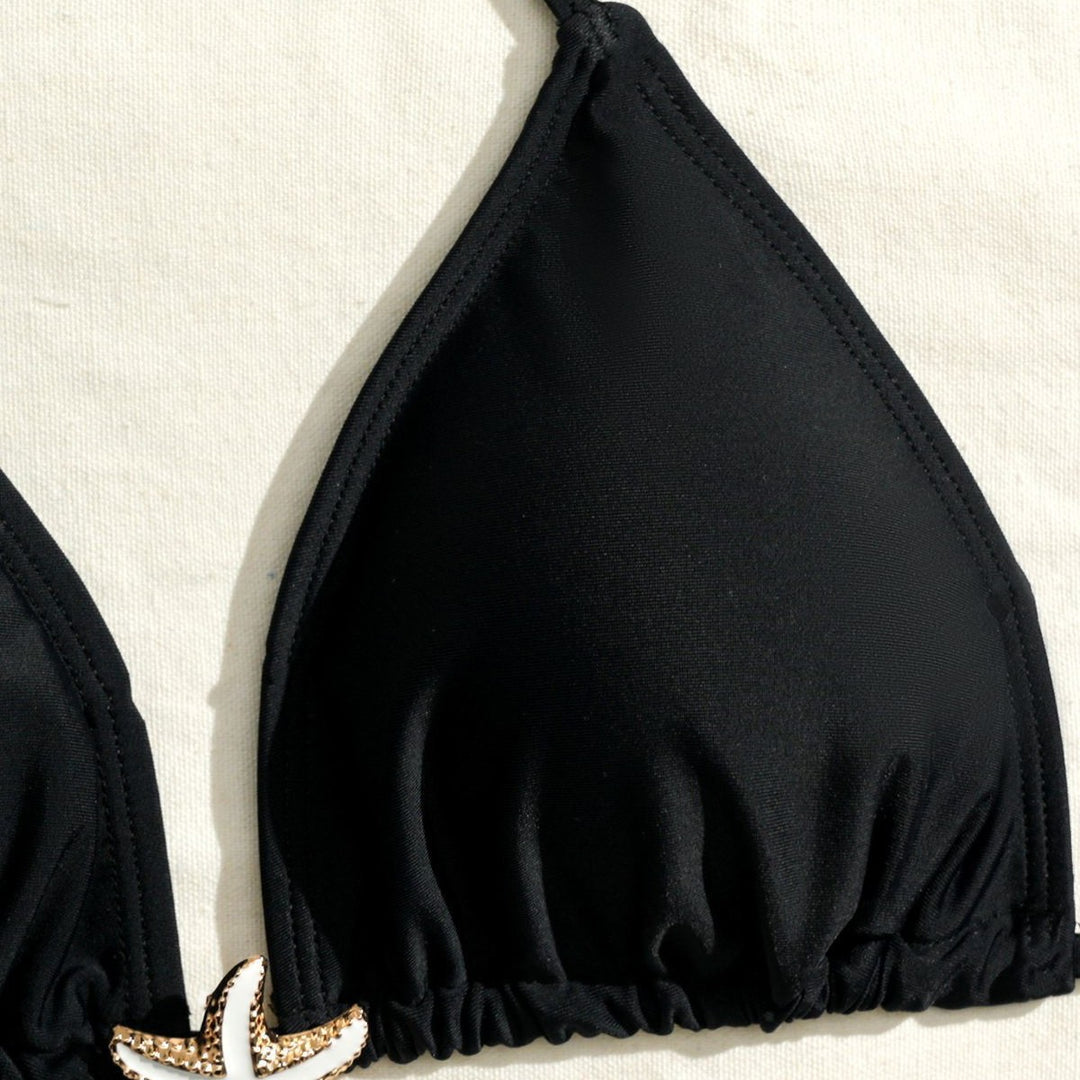 Women's bikini set with adjustable straps and gathering Mune Fashion
