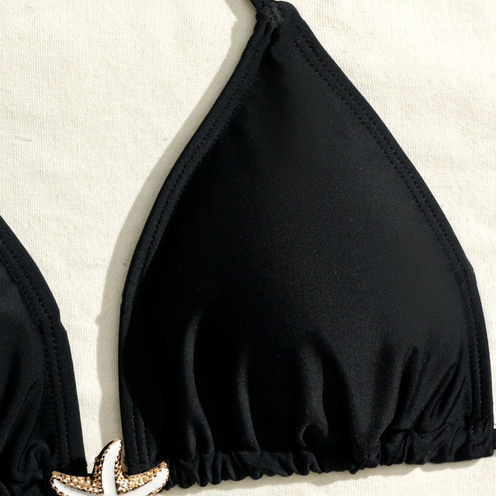 Women's bikini set with adjustable straps and gathering Mune Fashion