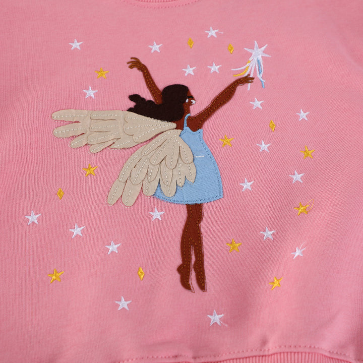 Girls sweatshirt with enchanting fairy design Mune Fashion