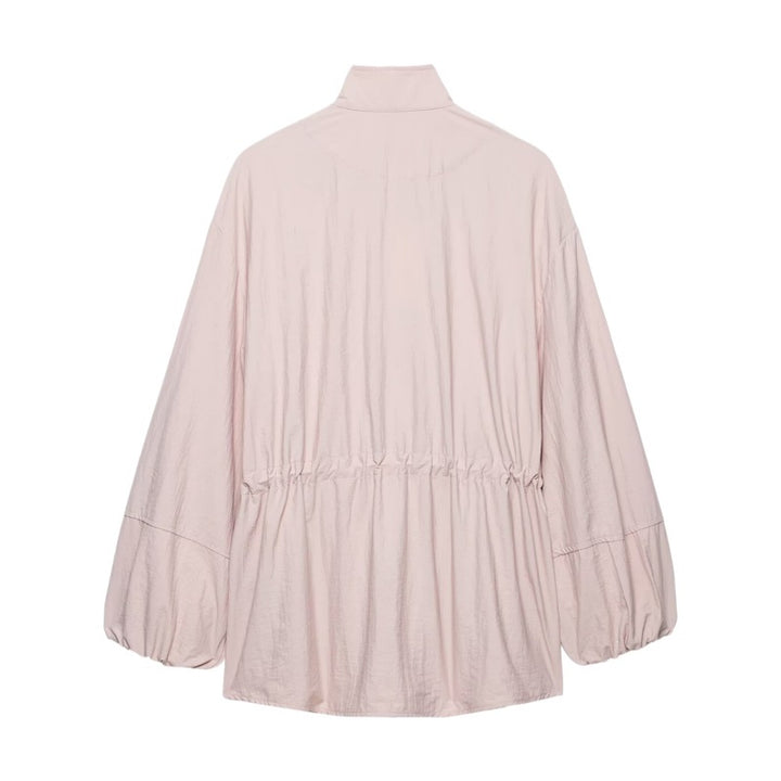 Women's lightweight oversized parka with drawstring waist and balloon sleeves Mune Fashion