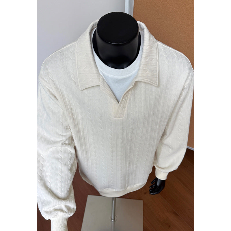 Men's Stylish and Breathable Stand Collar Sweater Mune Fashion