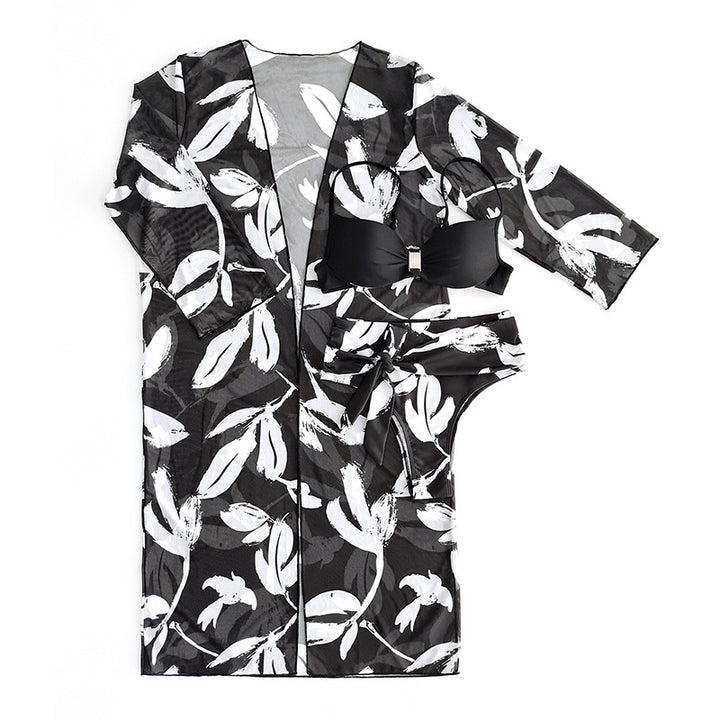 Women's Bathing Cover-Up with Elegant Graphic Clothing Design Mune Fashion