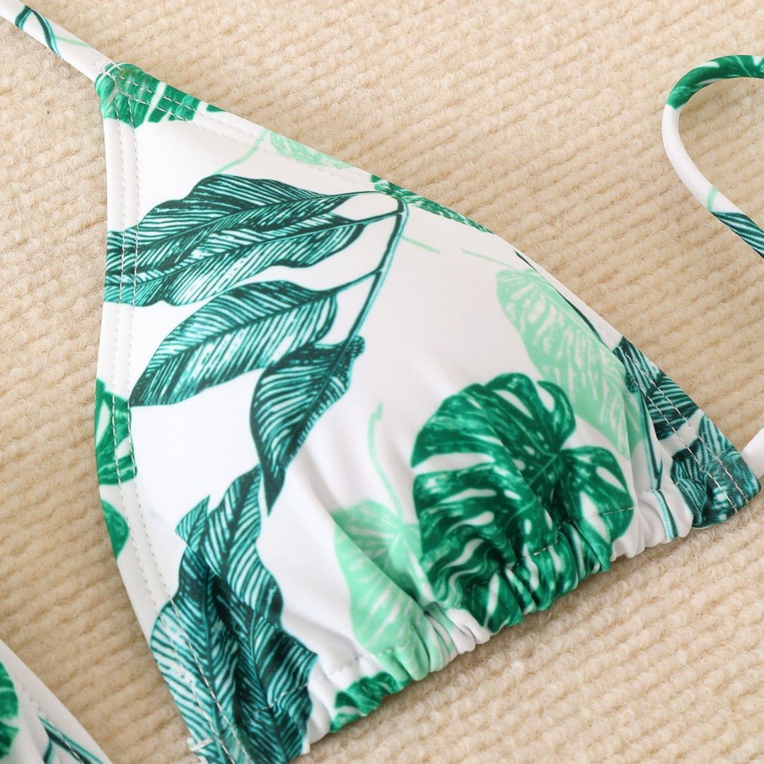 Women's Beach Swimsuit Set with Elegant Wrap Blouse Mune Fashion