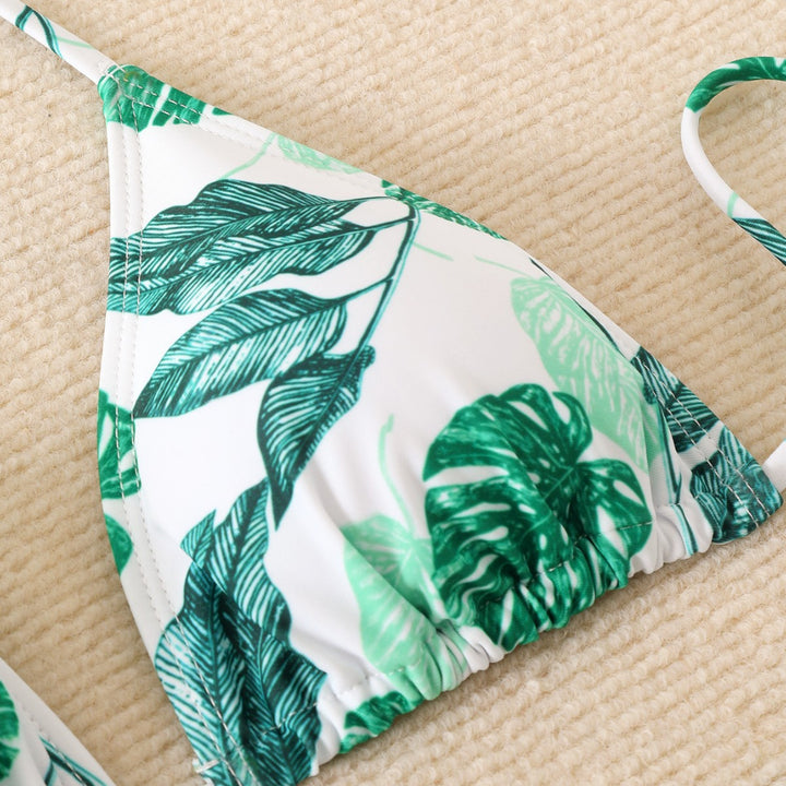 Women's Beach Swimsuit Set with Elegant Wrap Blouse Mune Fashion