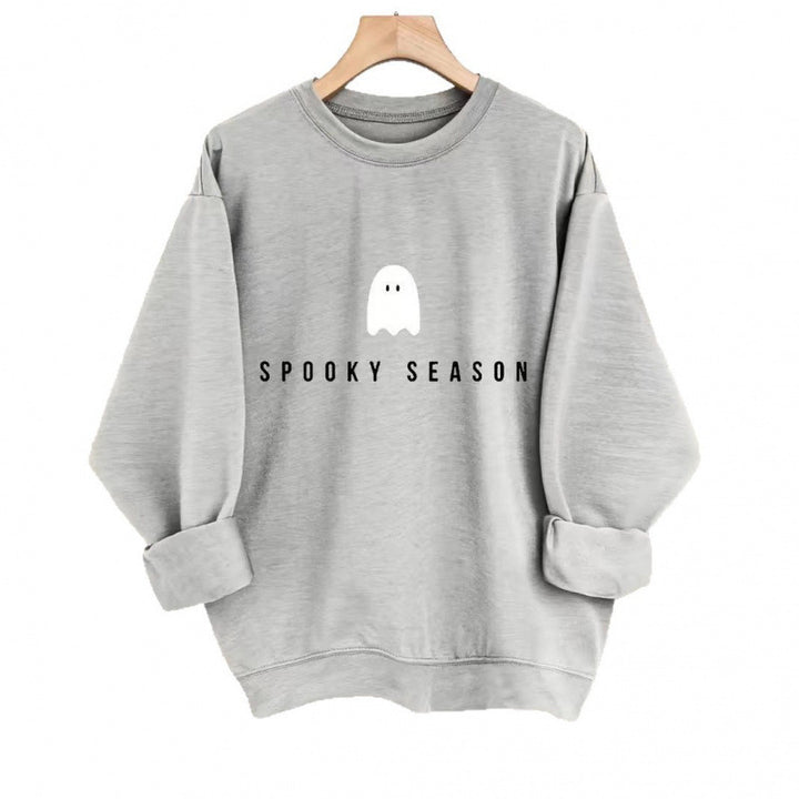 Unisex cool Halloween sweatshirt with ghost print and oversized cut Mune Fashion