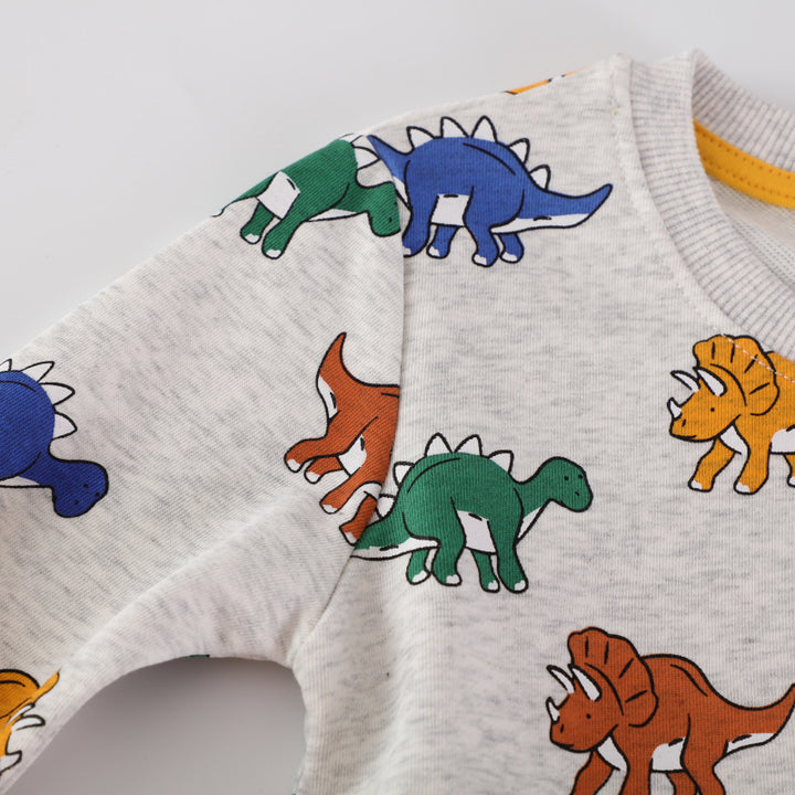 Boys sweatshirt with cheerful dinosaur motif Mune Fashion