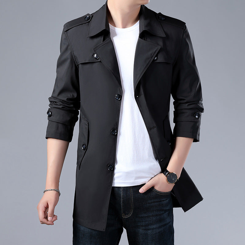 Men's fashionable and elegant trench coat jacket Mune Fashion