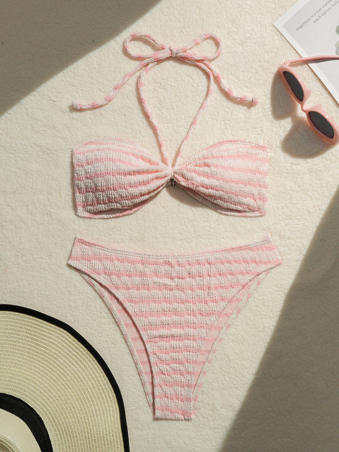 Women's bikini set with textured surface Mune Fashion