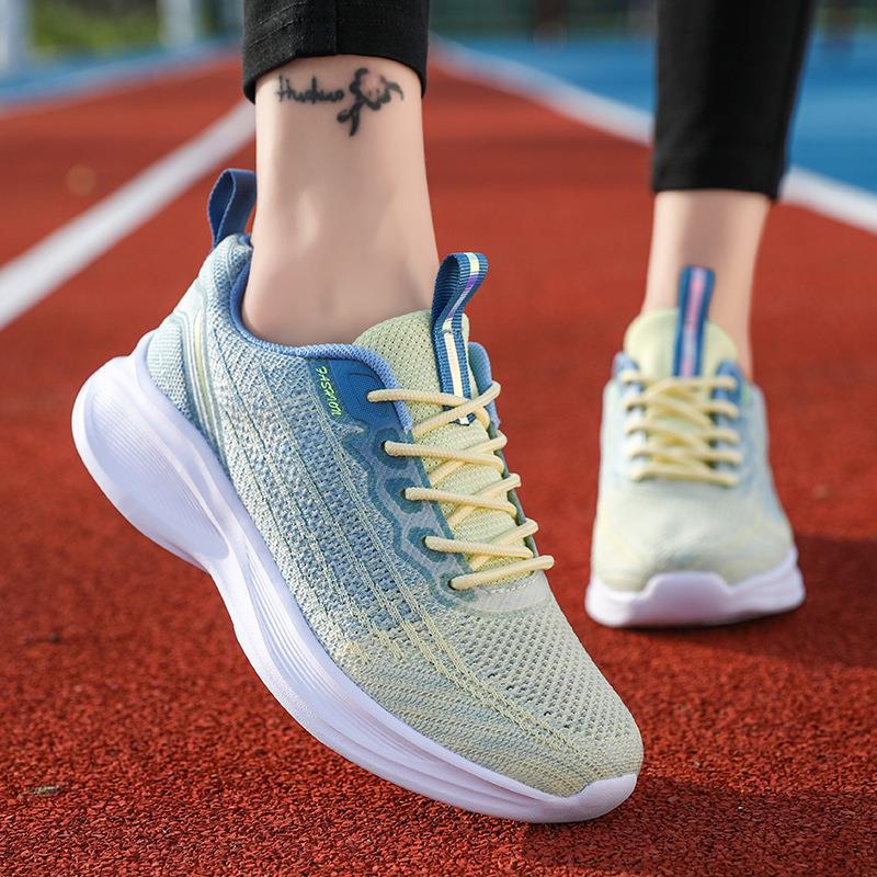 Unisex nan seamless knit performance sneaker with cushioned wave midsole Mune Fashion