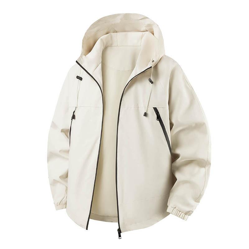 Men's Lightweight Outdoor Jacket with Adjustable Hood Mune Fashion