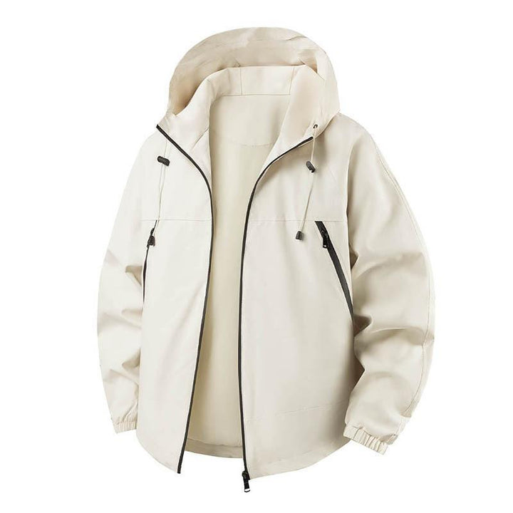 Men's Lightweight Outdoor Jacket with Adjustable Hood Mune Fashion
