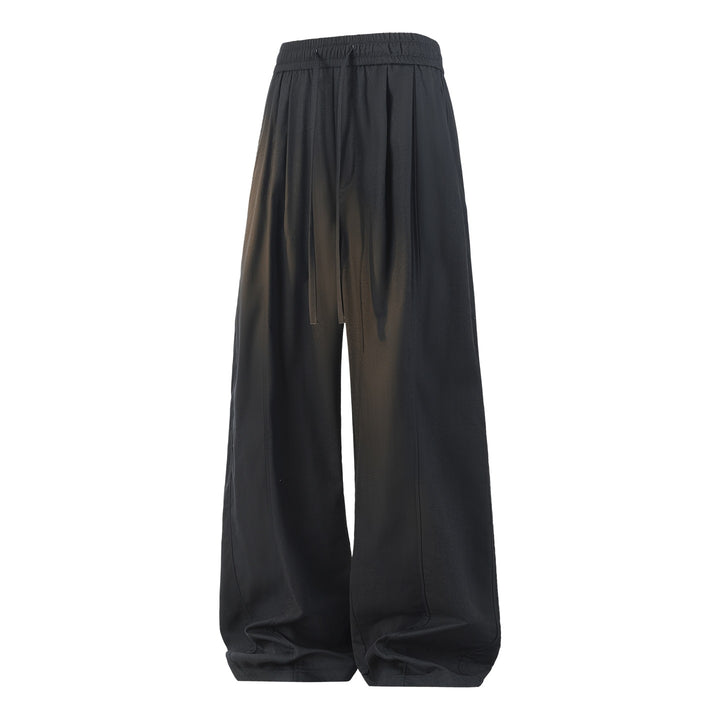 Women Wide Layered Lounge Pants with Cargo Details & Elastic Drawstring Mune Fashion