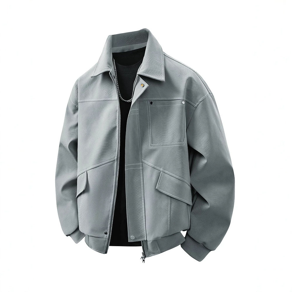 Men's Fashion Leisure Jacket with Practical Pockets Mune Fashion
