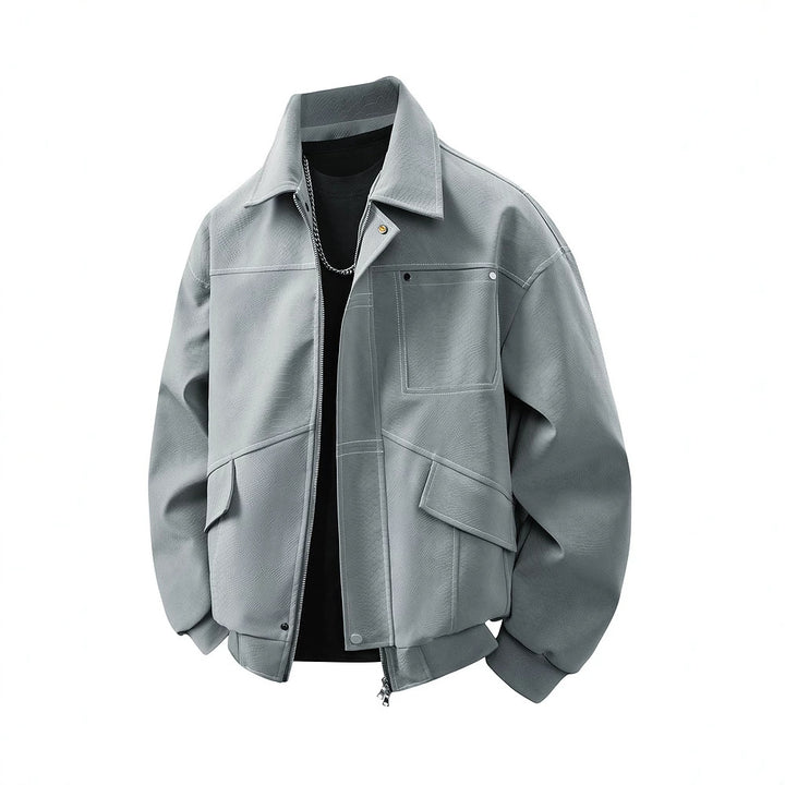 Men's Fashion Leisure Jacket with Practical Pockets Mune Fashion