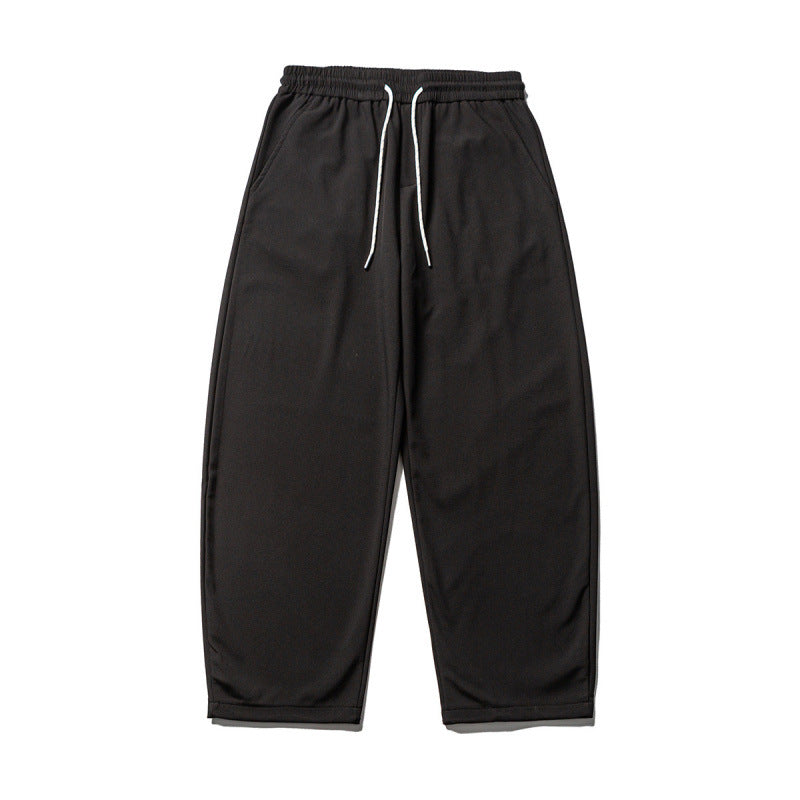 Men's Casual Jogging Pants with Elastic Waistband and Drawstring Mune Fashion