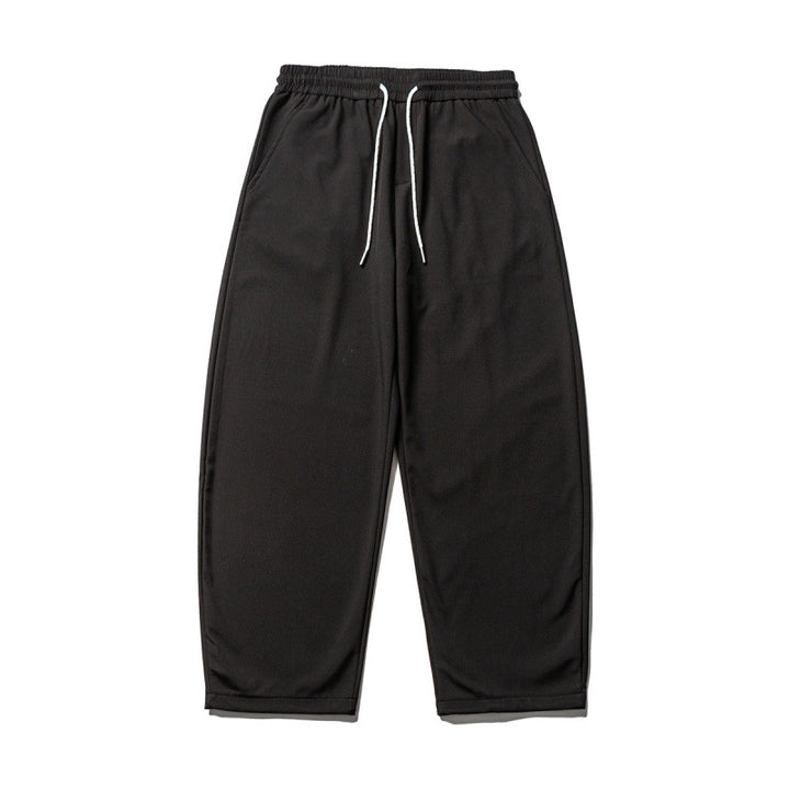 Men's Casual Jogging Pants with Elastic Waistband and Drawstring Mune Fashion