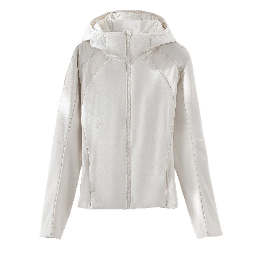 Women's Lightweight Softshell Jacket with Hood, Raglan Sleeves, and Tailored Fit Mune Fashion